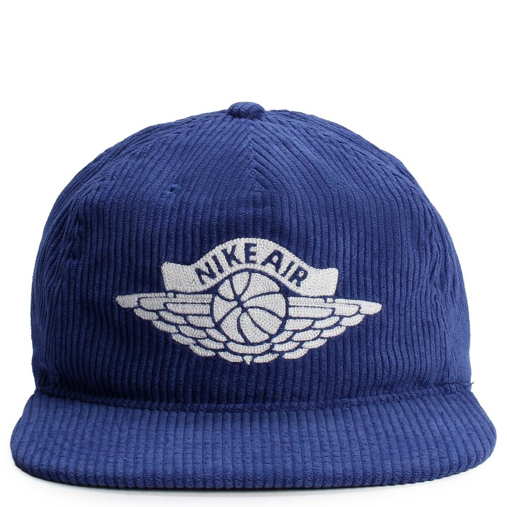 Jordan Pro Unstructured Cap Corduroy Hat Deep Royal Size S/M IB3937-485